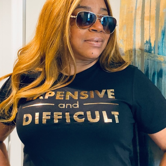 Expensive and Difficult T-Shirt - Black (Medium and XLarge - ONLY) - Picture 2 of 2